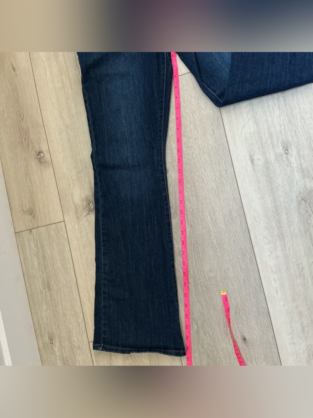Levi's Dark Blue High-Rise Flare Jeans - Picture 5 of 8